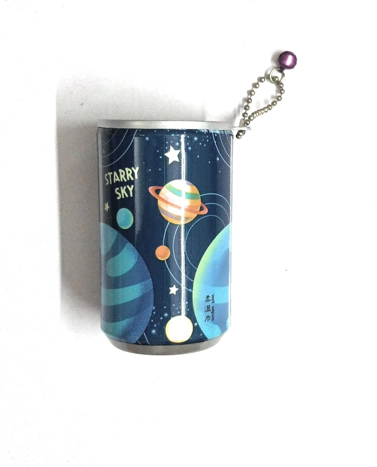 Woopy: Cute Themed Wet Wipes in A Can with Keychain (Set of 2)