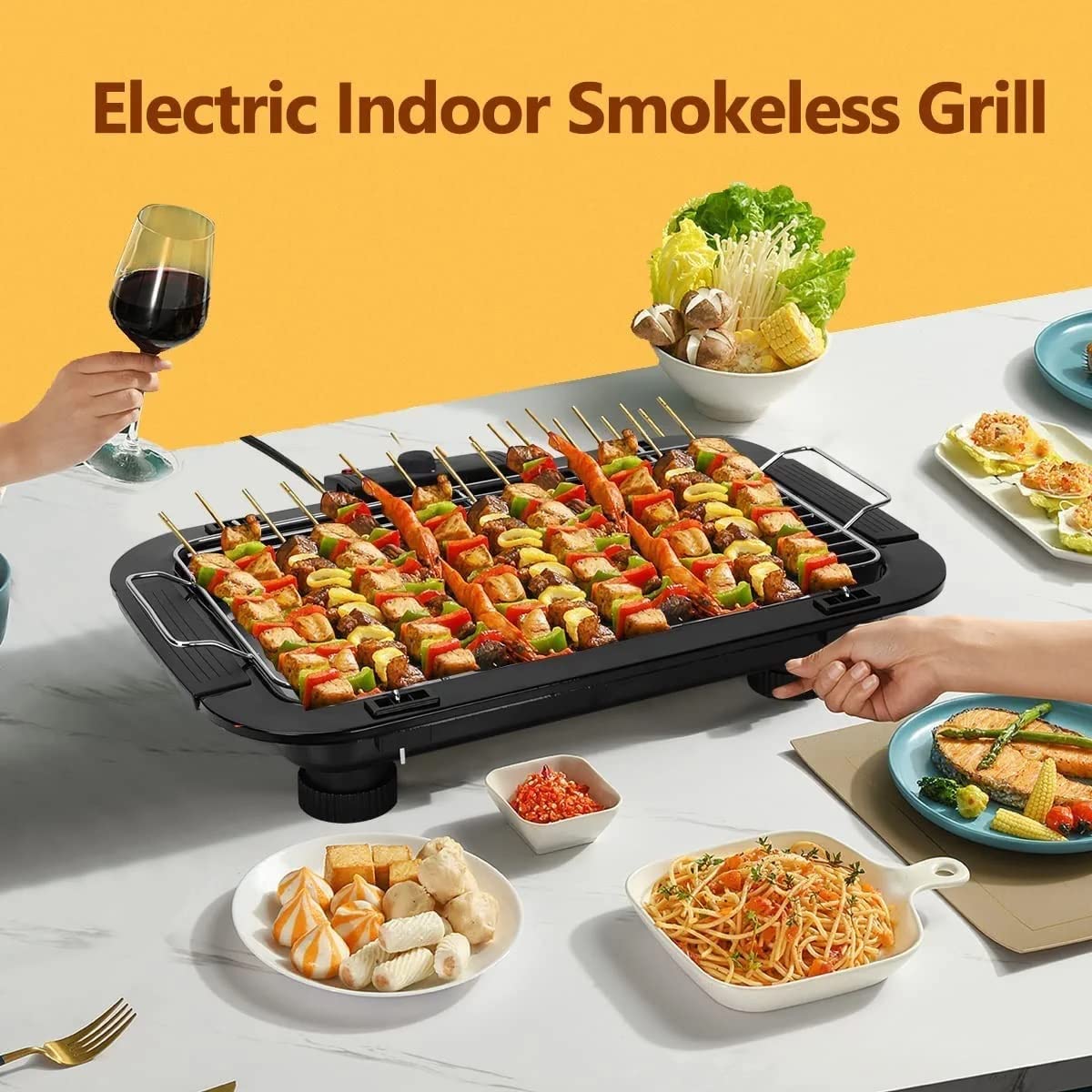 EzBBQ: 2000W Quality Electric Barbecue Grill