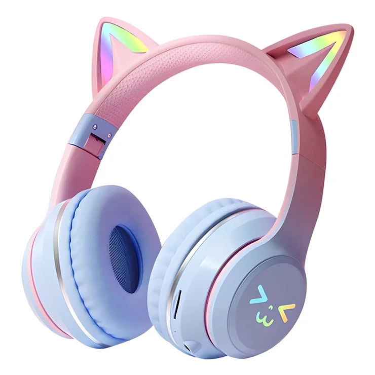 KittyHead: Wireless Cat Ear Headset with RGB Lights