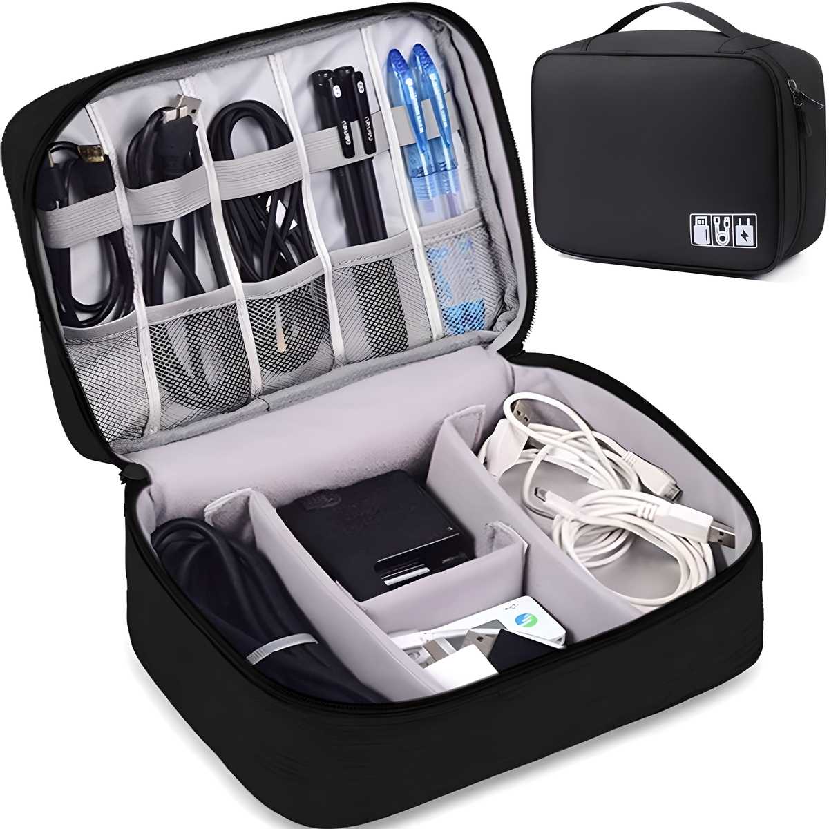 TechMate: Universal Gadget Organizer Bag