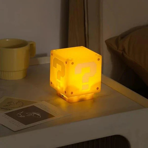 1UP: Super Mario Question Block Creative LED Lamp