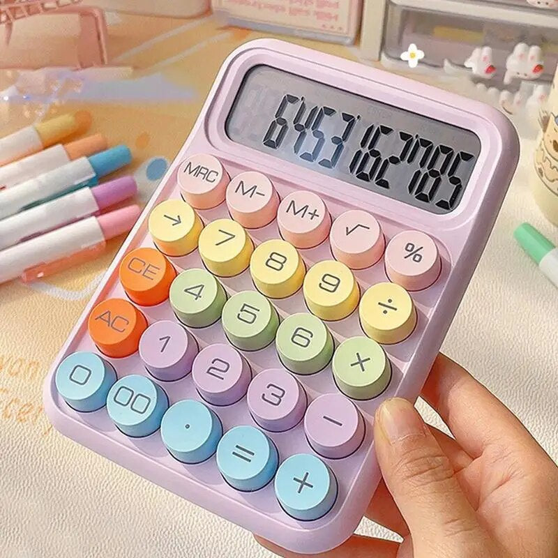 Pastel: Cute & Quirky Pastel Colours Aesthetic Calculator (12-Digit Display)