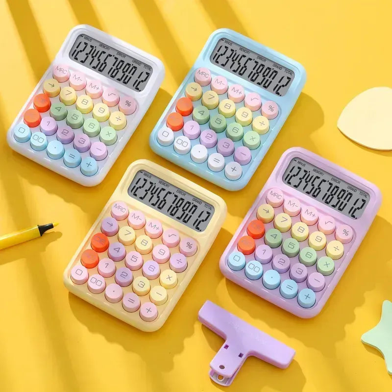 Pastel: Cute & Quirky Pastel Colours Aesthetic Calculator (12-Digit Display)