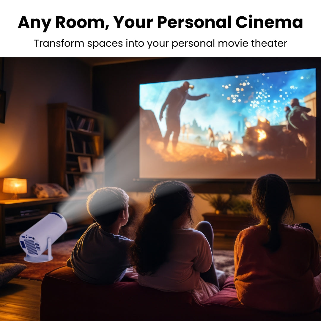 Zenith: Portable WiFi Enabled HD Smart Projector with Youtube, Netflix, Play Store & More