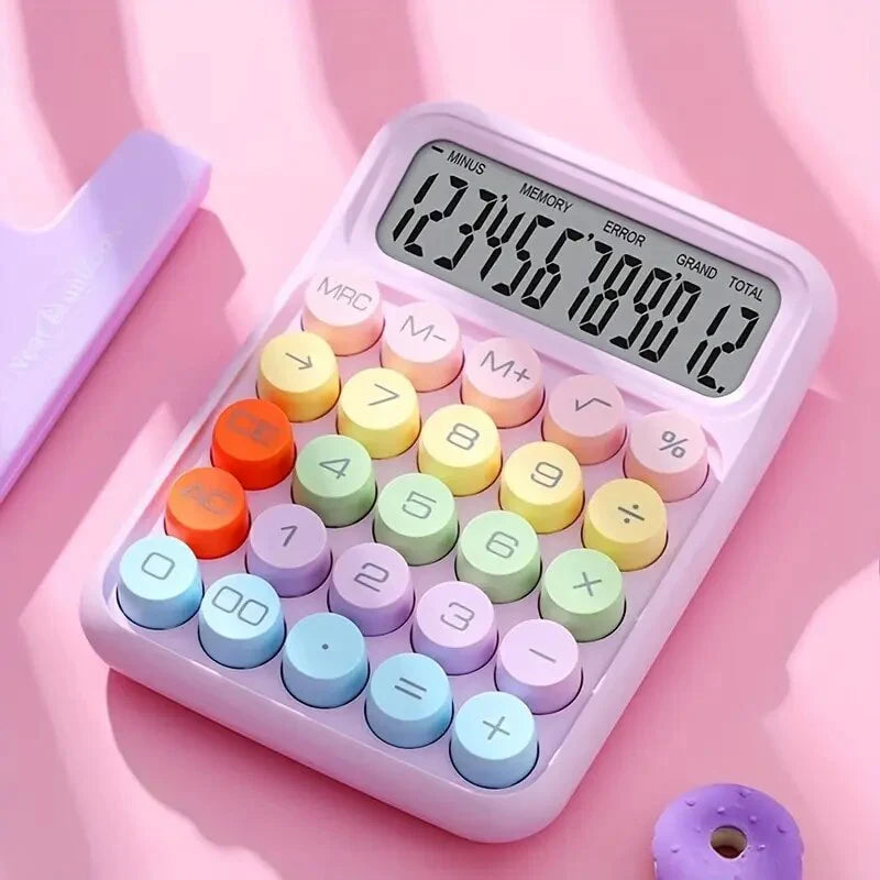 Pastel: Cute & Quirky Pastel Colours Aesthetic Calculator (12-Digit Display)