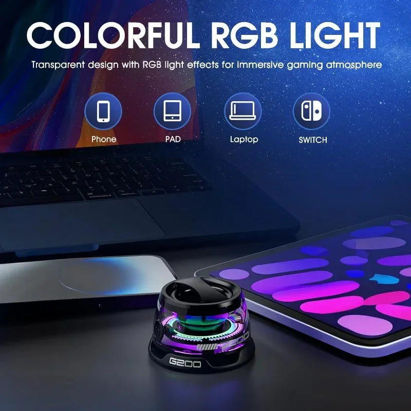 Voxa: Bluetooth Speaker with Magsafe Magnetic Mount, RGB Lights & Thumping Bass, Works as Phone Stand for Travel, Adventure & Gamers