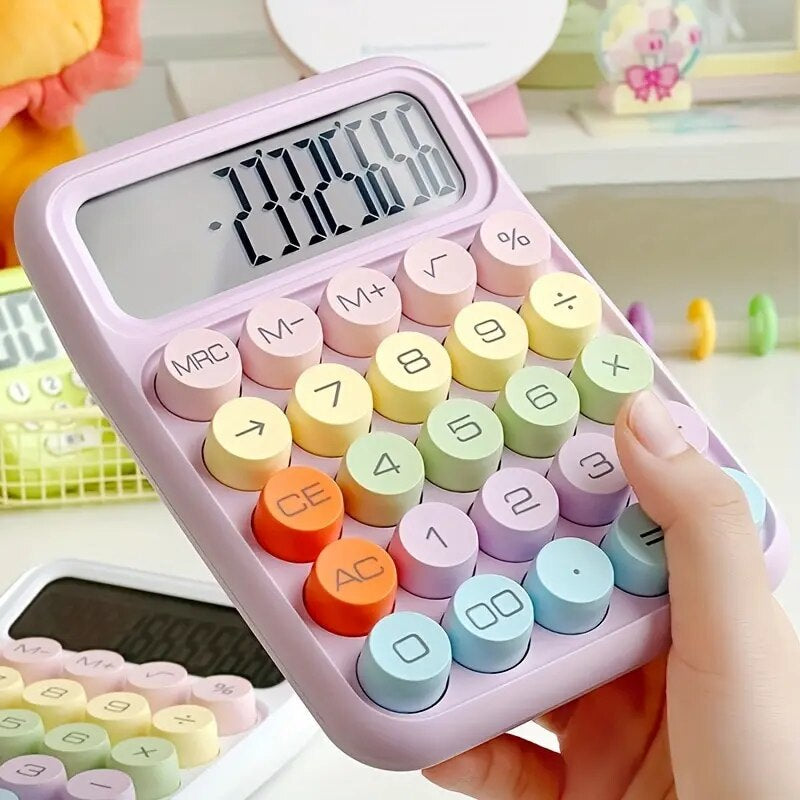 Pastel: Cute & Quirky Pastel Colours Aesthetic Calculator (12-Digit Display)