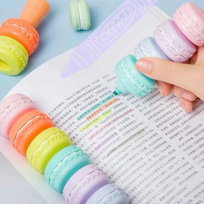 Macaron: Pastel 6 Highlighter Set