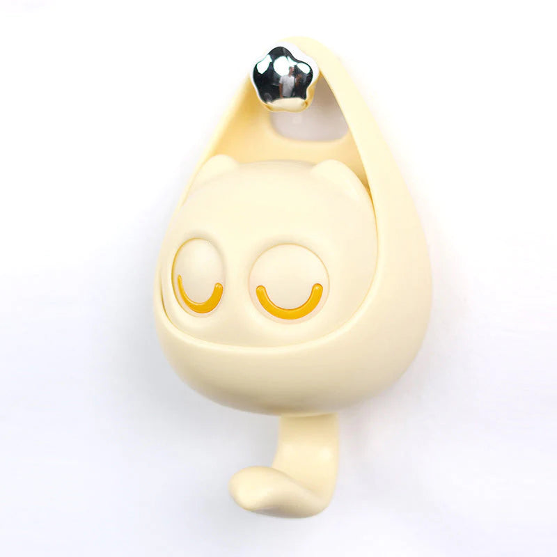 Meowook: Cute Cat Blinking Eye Wall Hook