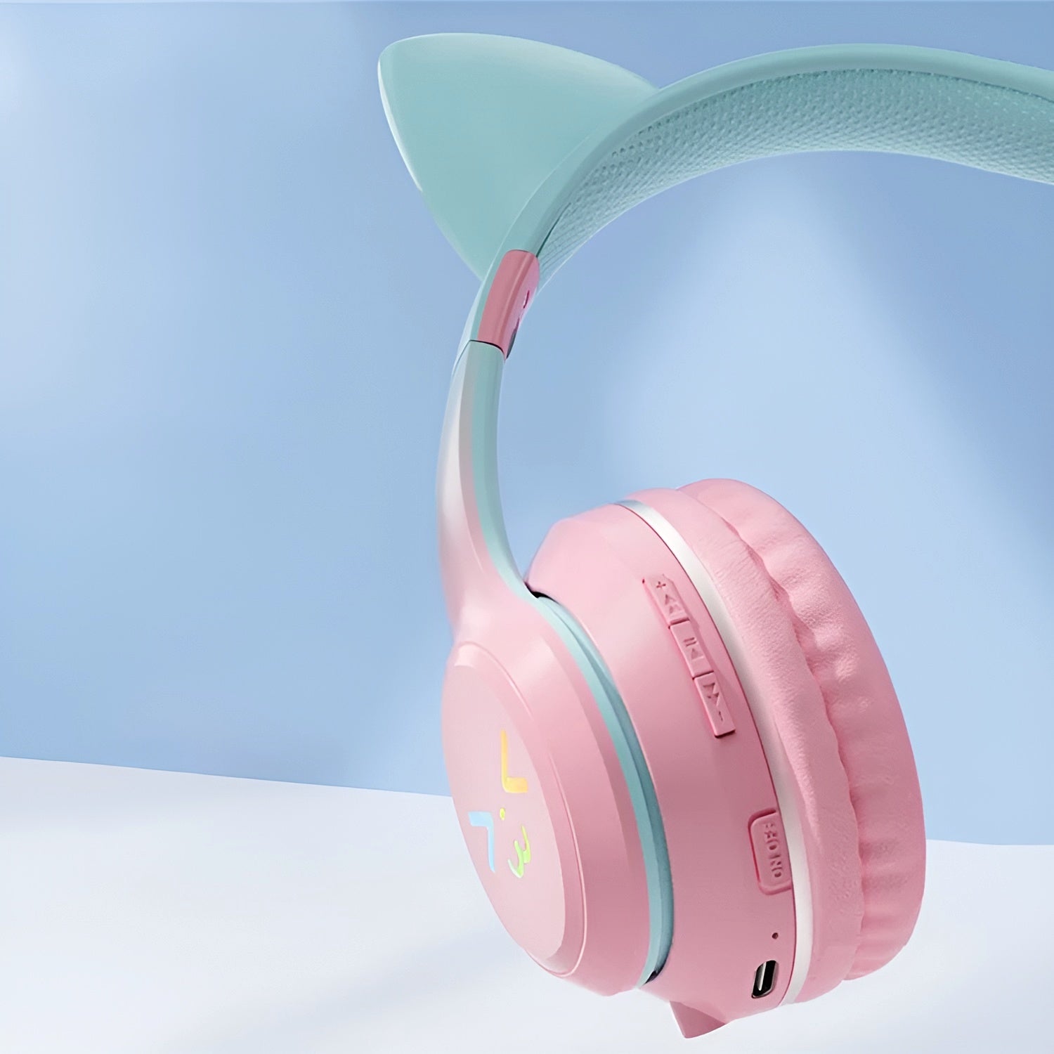 KittyHear: Wireless Cat Ear Headset with RGB Lights