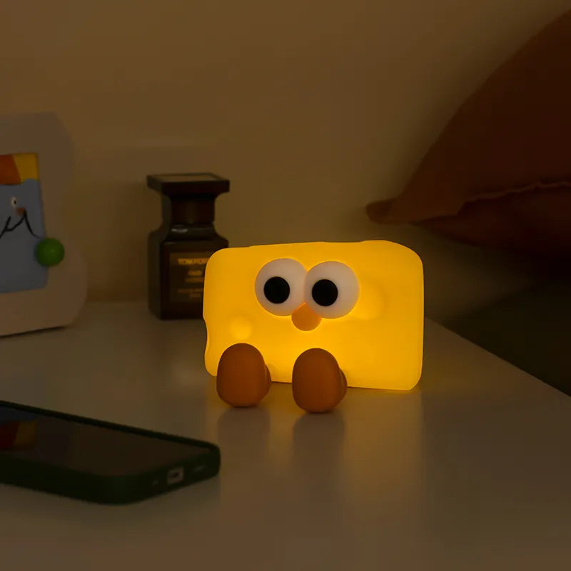 CheeseGlow: Cozy Silicon Lamp