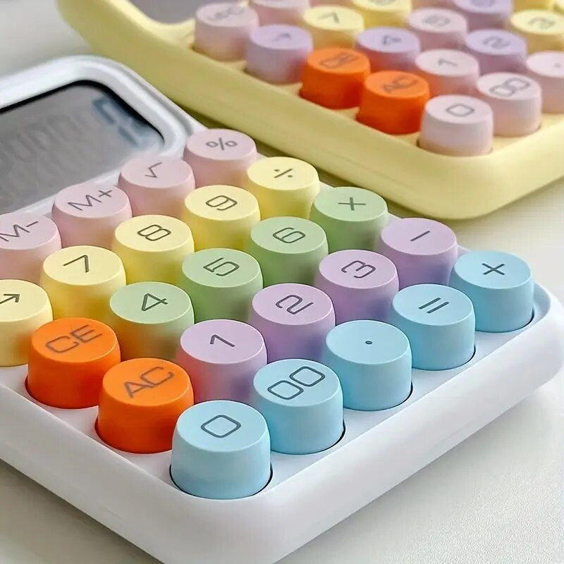 Pastel: Cute & Quirky Pastel Colours Aesthetic Calculator (12-Digit Display)