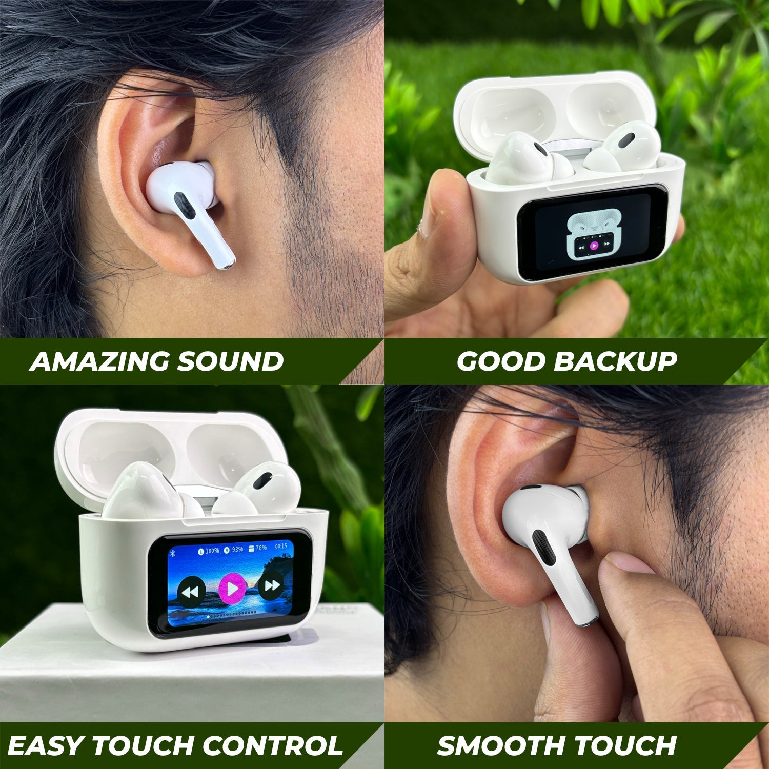 SoundPro: ANC/ENC AirPods Pro TWS Headset