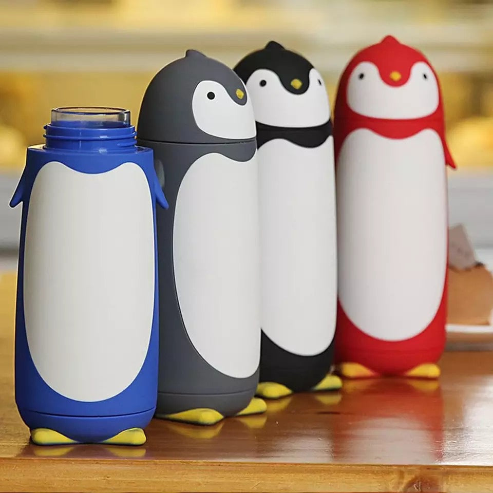 PengiSip: Adorable Penguin Thermos Bottle (300ml)