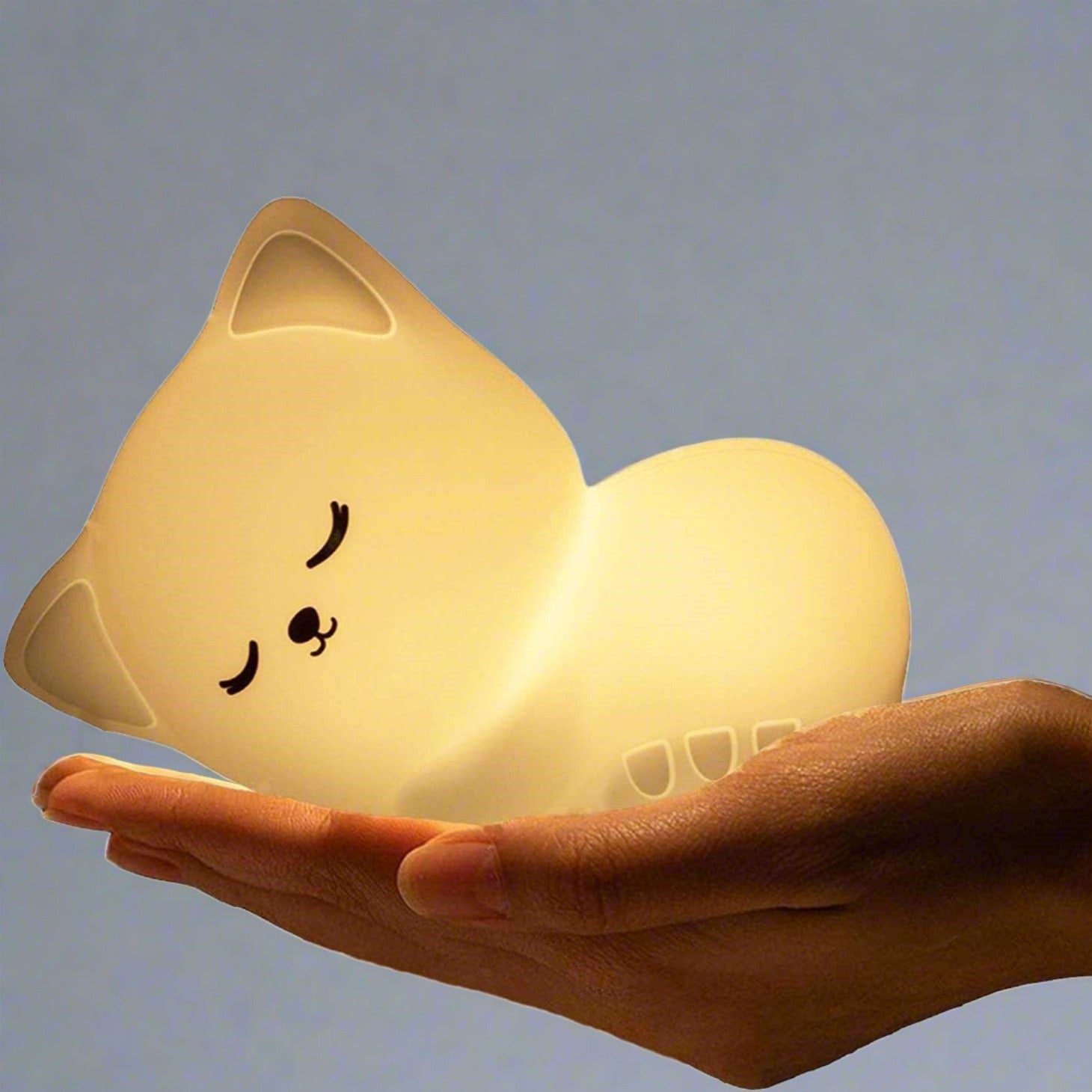 Kitty: Sleeping Cat Silicon Night Lamp