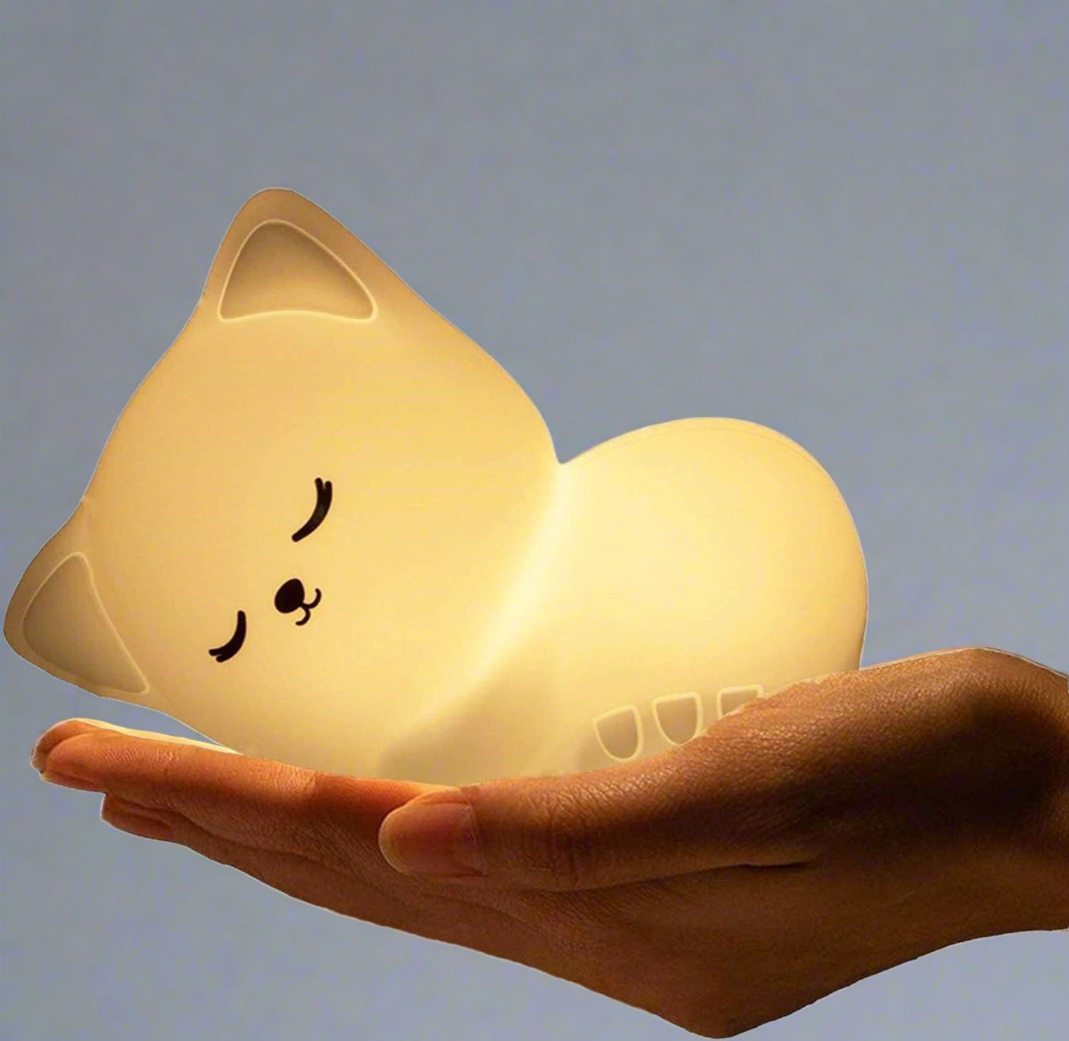 Kitty: Sleeping Cat Silicon Night Lamp