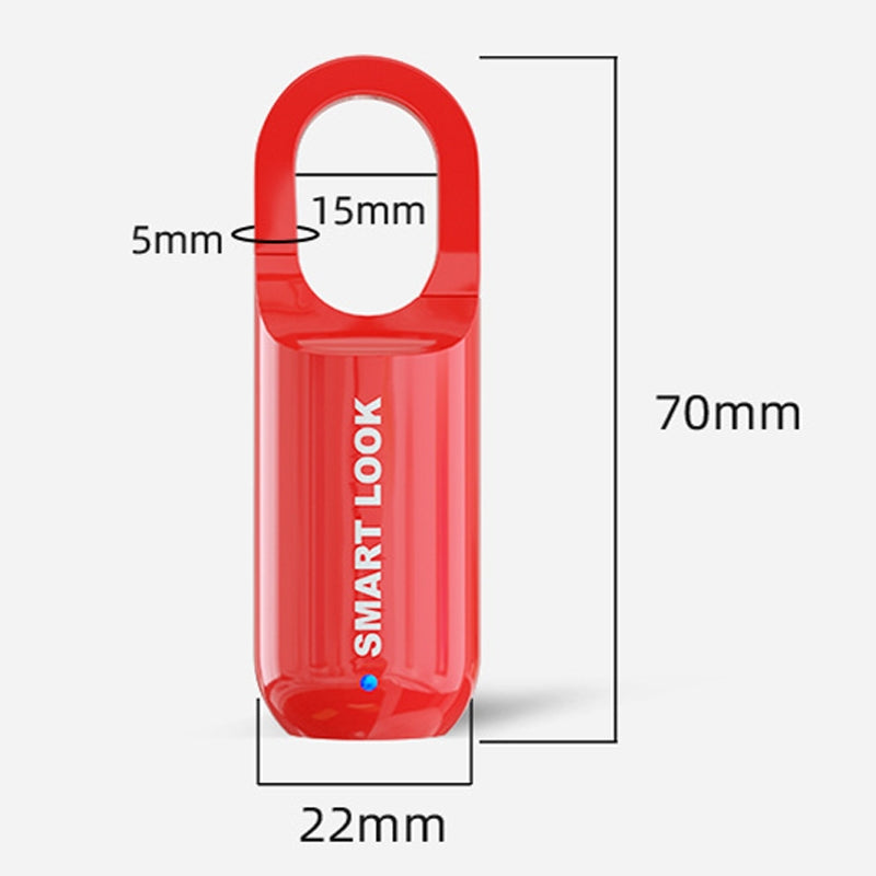 BioLock: Smart & Compact Fingerprint Lock with Durable Shell & Type-C Charging