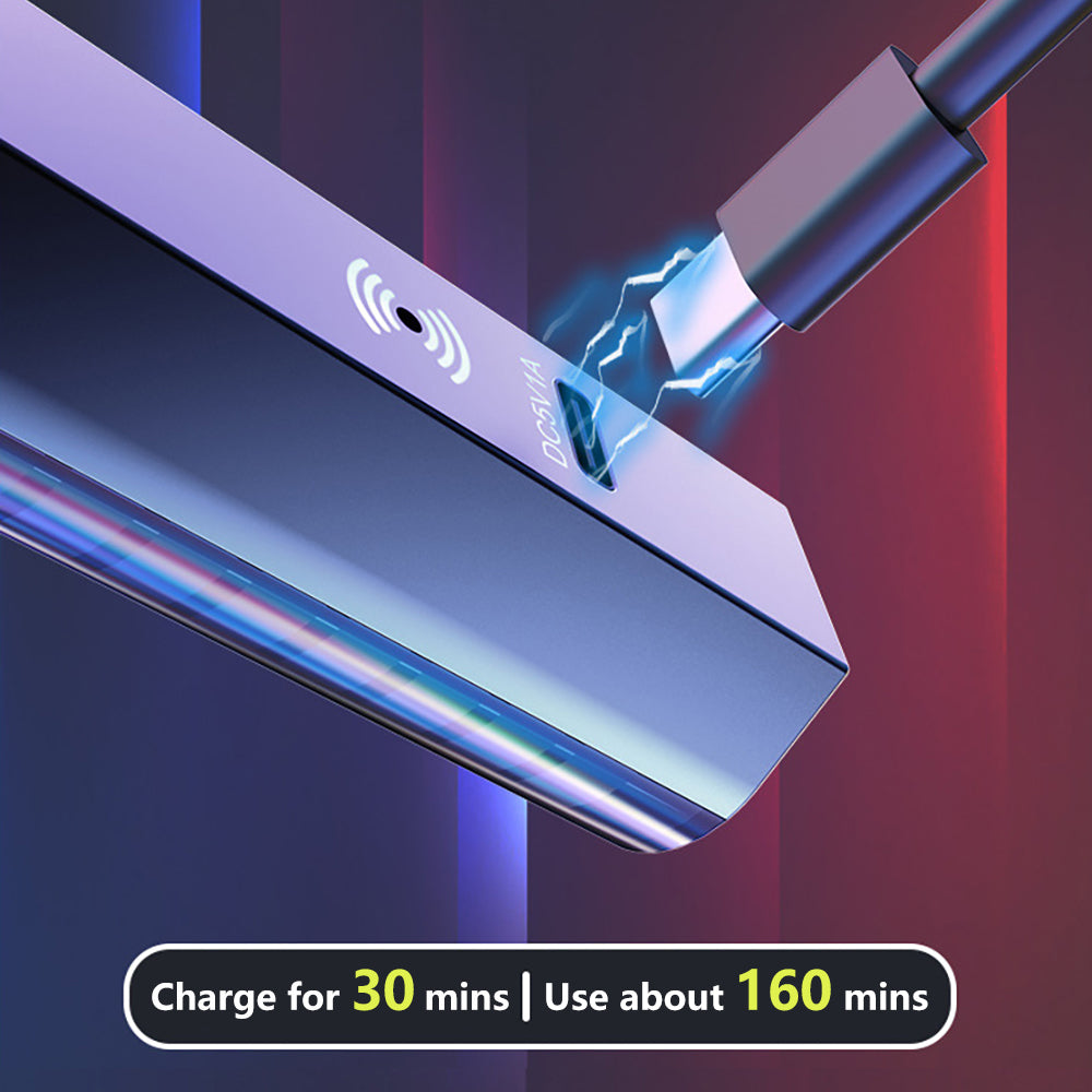 VibEQ: Sound Reactive RGB Light Bar, USB-C Rechargeable with In-built Mic & 32 Patterns, LED Strip for Car, Desk, Studio & Gaming Room