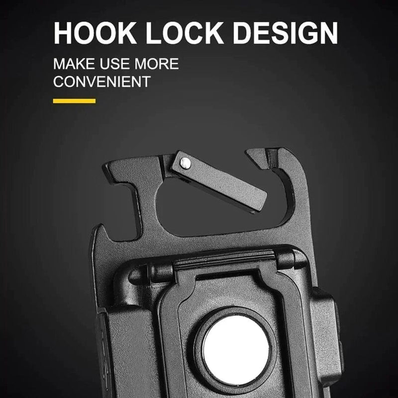 Lumi: Magnetic Keychain Mini LED Torch with Hook, Type-C port, Bottle
