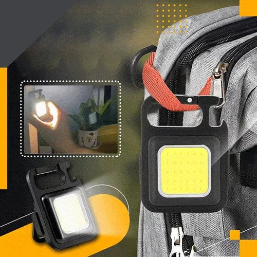 Lumi: Magnetic Keychain Mini LED Torch with Hook, Type-C port, Bottle