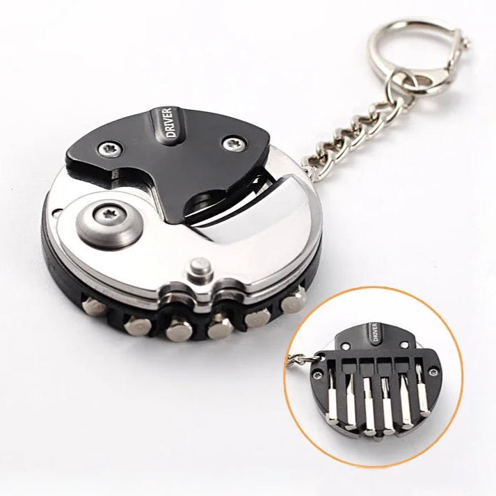 Edge: Coin Box Cutter & Multi-Tool Keychain with Portable Knife & Scre