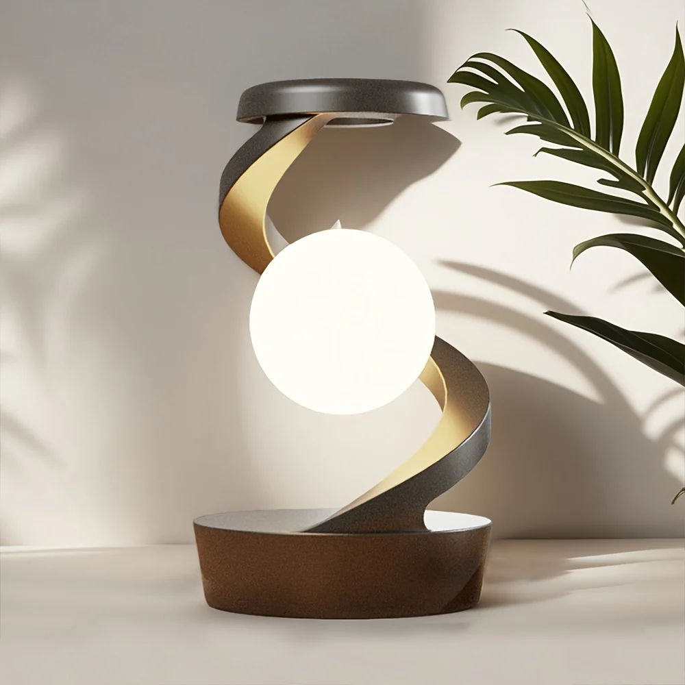 Beyond: Rotating Suspension RGB LED Lamp with Wireless Charger & Gesture Control, Modern & Futuristic Design