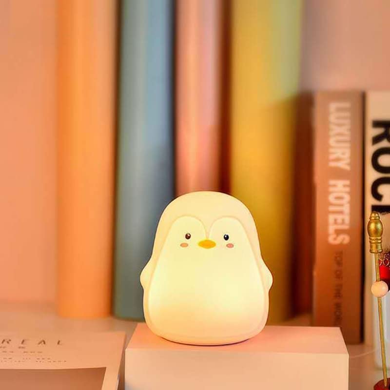 PengiGlow: Penguin Silicone Lamp