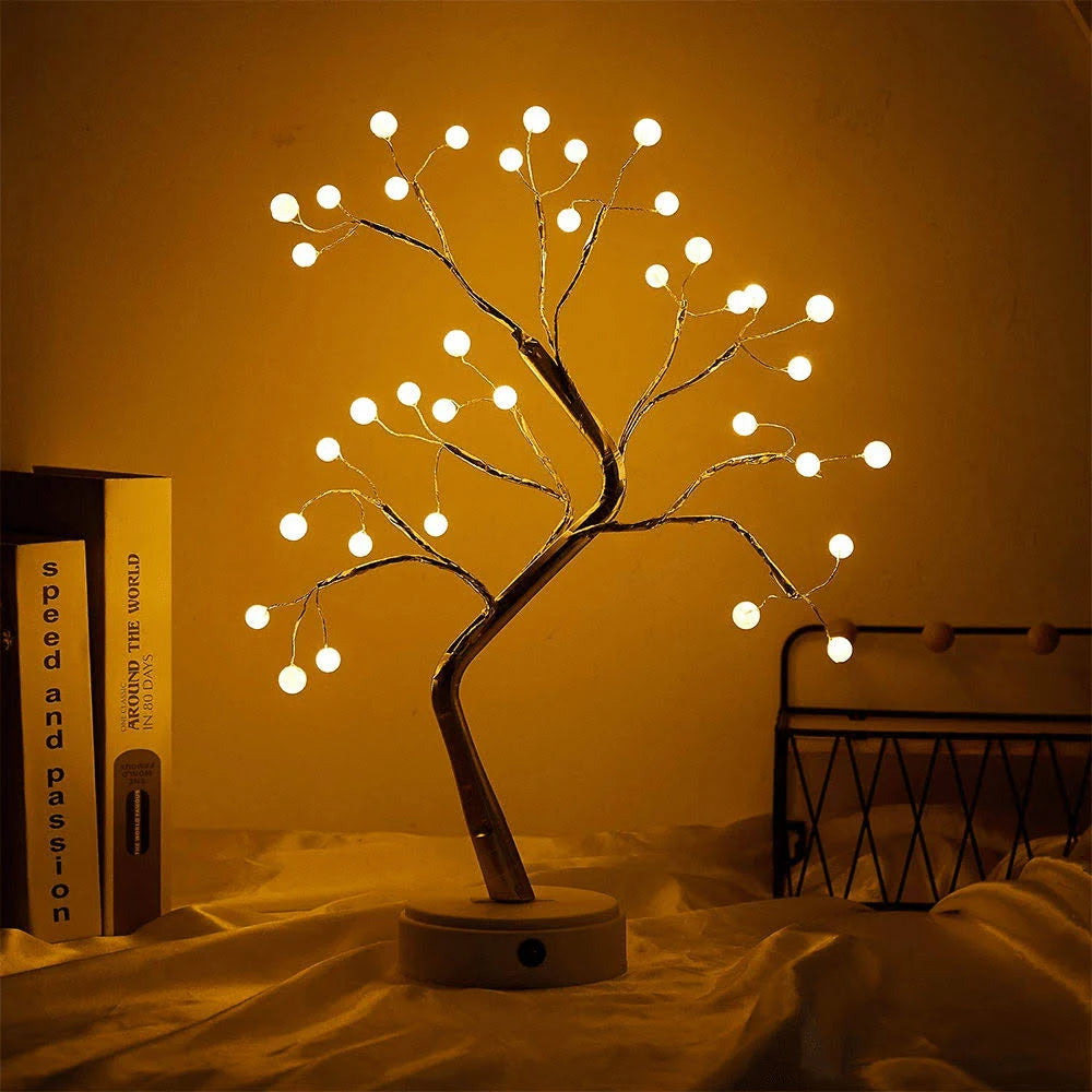 FairyTree: Cozy LED Pearl Bonsai