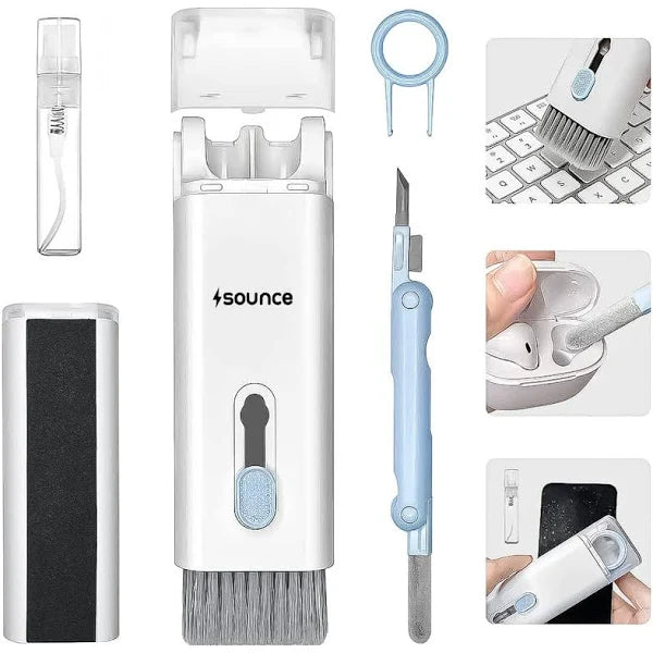 CleanTech: 7-in-1 Electronic Device Cleaning Kit for Earphones, Keyboard, Laptop, Phone etc.