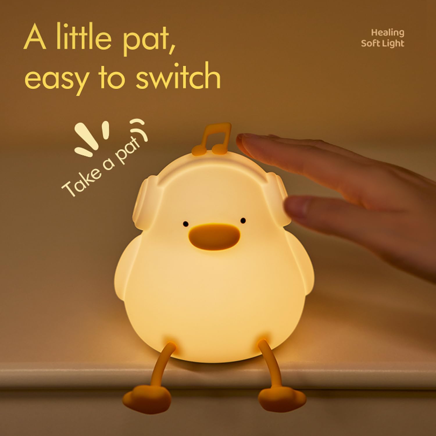 DJDuck: Adorable Silicone LED Lamp