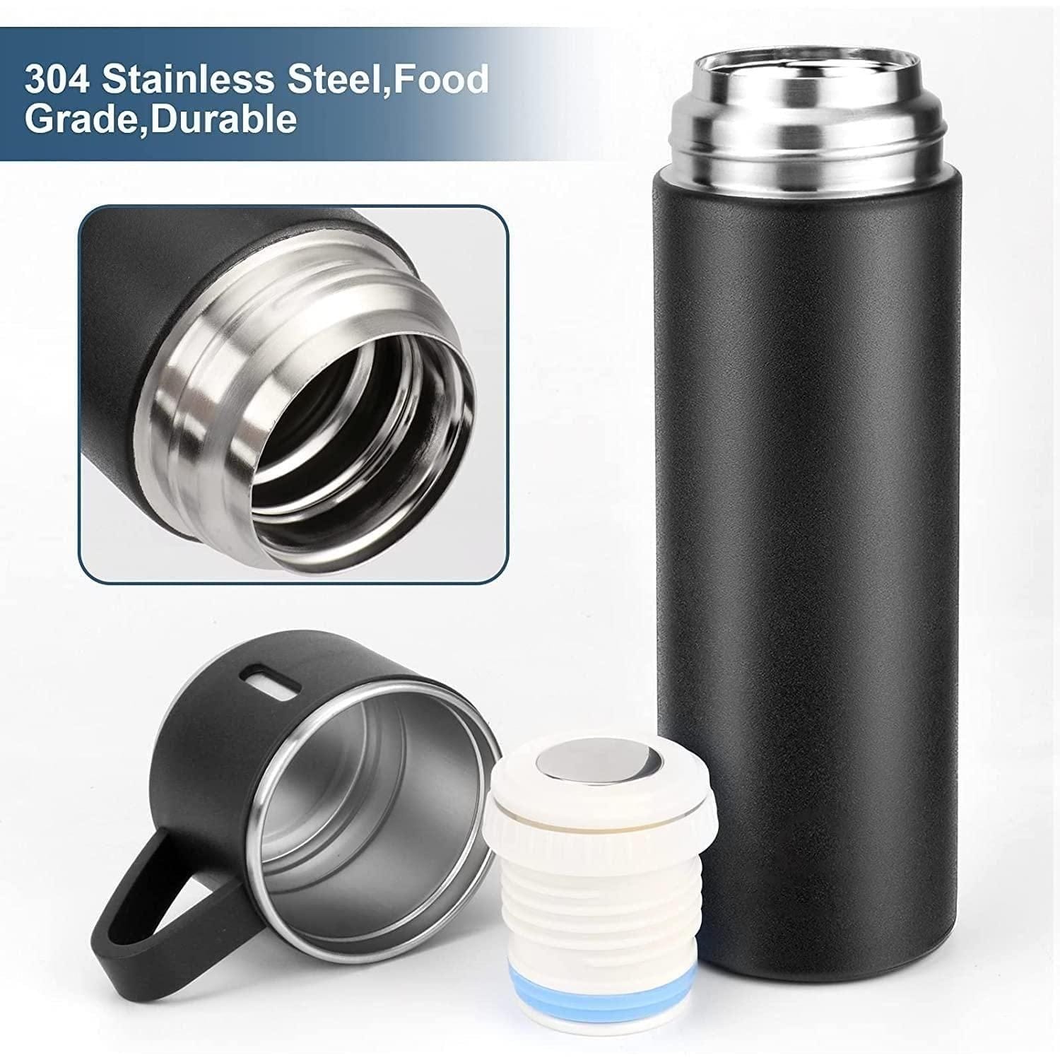 ThermoGift: 500ml Stainless Steel Vacuum Flask Gift Set